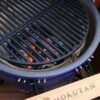 Cast Iron Half Moon Grate for 21" Mokutan Kamado BBQ Grill Universal - Thumbnail Image 2
